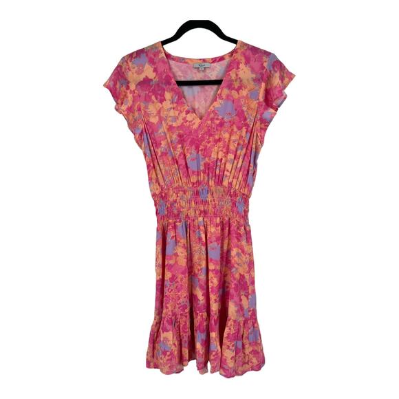 Rails Dress Tara Floral print minidress pink X-Small XS - Picture 2 of 9